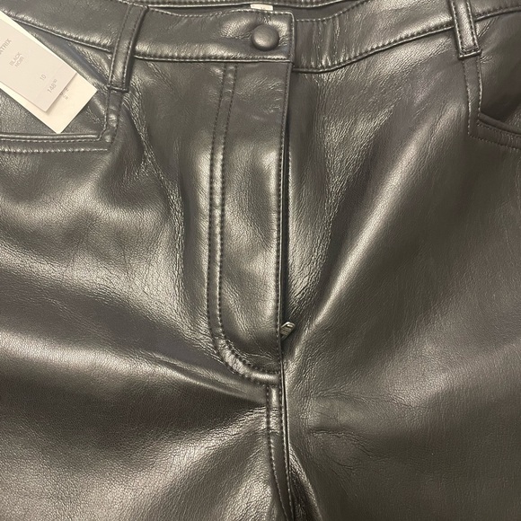 Wilfred Vegan Leather Flare Pant - Picture 4 of 5